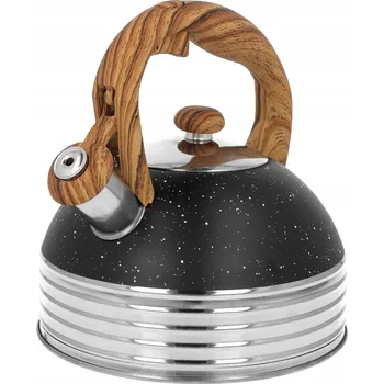 Varná konvice Tradiční smaltovaná ocelová Konvice Brunbeste 2,5 l černá