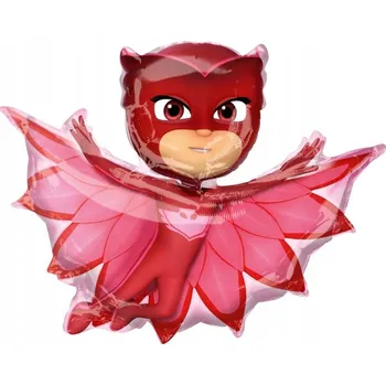Balónek Fóliový balónek PJ Masks (Pyžamasky) - Sovička, 83 cm x 78 cm