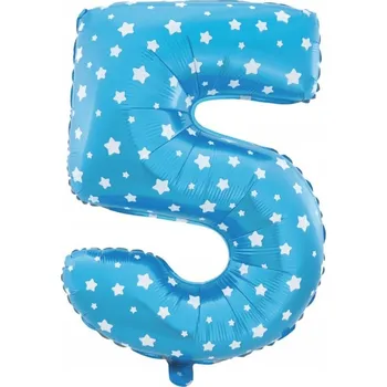 Balónek Balónky ČÍSLA 0-9 MAXI SADA MODRÁ