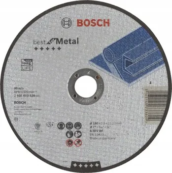 Řezný kotouč Bosch Příslušenství 2608603528 2608603528 Řezací kotouč rovný 180 mm 22.23 mm 1 ks
