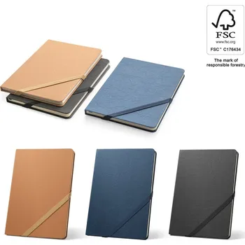 Zápisník HUXLEY. Notebook A5 s pevnou vazbou, vyrobený z voděodolného papíru bez potisku bez potisku 5 bez potisku