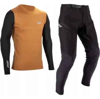 cyklistický dres Leatt cyklistický komplet dres + kalhoty Ride Kit MTB 1.0 Rust XL