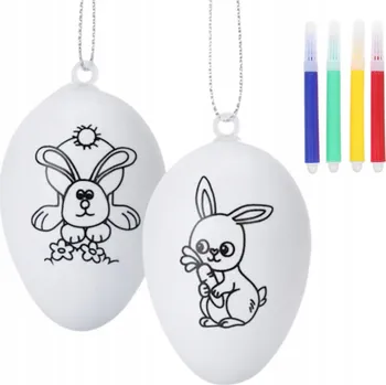 Velikonoční dekorace Vajíčka k Malování Velikonoční Kraslice Kreativní Sada pro Děti