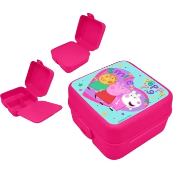 Svačinový box MULTI BOX NA SVAČINU PEPPA PIG Eur pp09062 růžový Velikost: uni