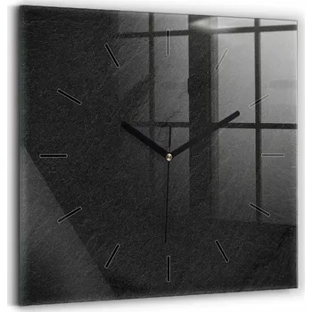 Hodiny Nástěnné hodiny Wallfluent černé 30 cm