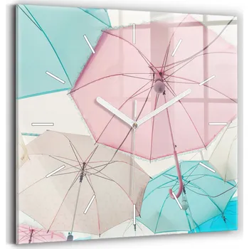 Hodiny Nástěnné hodiny Wallfluent, vícebarevné, 30 cm