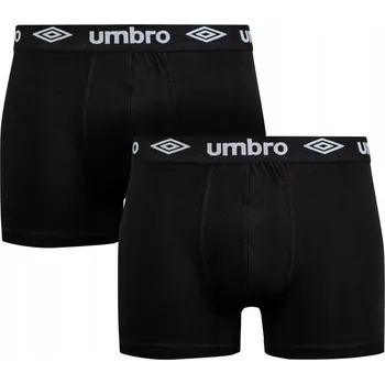 Pánské spodní prádlo Pánské boxerky Umbro černé bavlněné vel. L 4 ks