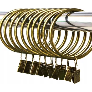 10X kolečko s žabkou A HÁČKEM KOVOVÉ NA GARNÝŽ NA ZÁVINY ZLATÉ 3CM