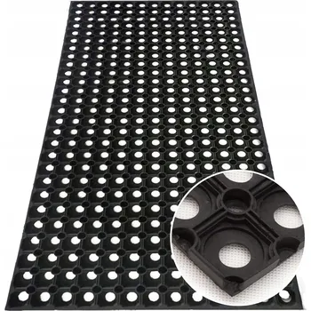 Rohožka Gumová rohožka venkovní, hotová k použití, 50 x 100 cm