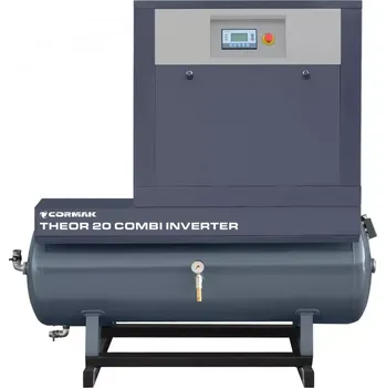 Kompresor Sada THEOR 20 COMBI-500 s invertorem - 15kW - 2000 l/min. - Šroubový kompresor THEOR 20 + 500 l tlaková nádoba