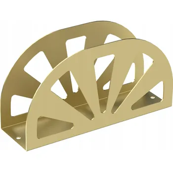 Obraz Držák na ubrousky Domer OLMO, zlatý kov, 1 ks