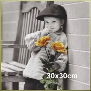 Obraz Hliníkový rám na fotografii nebo plakát 30x30 cm, zlatý matný