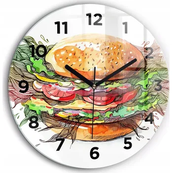 Hodiny Nástěnné hodiny Wallfluent zelené 60 cm