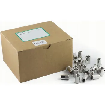 Matice Nýtovací matice s límcem, nerezová ocel A2, M6, 10 Ks.