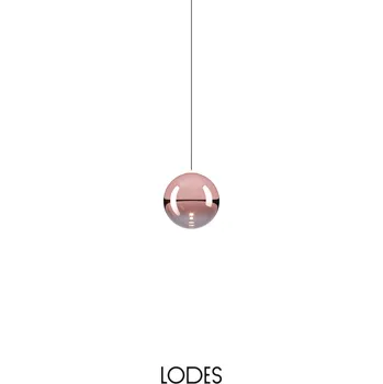 Lodes Designové závěsné LED svítidlo RANDOM SOLO, 1W, ø 10 cm, CRI90 Barva: Rose gold, Teplota světla: 3000K - teplá bílá