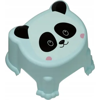 Stolička Panda – stabilní, roztomilá stolička do domácnosti, protiskluzová, 30 cm