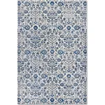 Koberec tradiční do obýváku 120x170 cm, klasický vzor modro-krémový