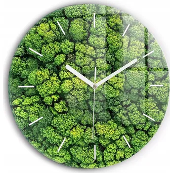 Hodiny Nástěnné hodiny Wallfluente zelené 30 cm