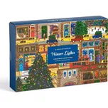 GALISON Puzzle Adventní kalendář na 12 dní Joe Laforme: Zimní světla 12x80 dílků