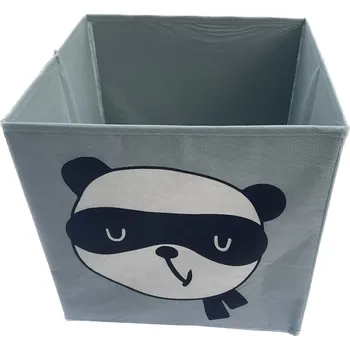 Úložný box ÚLOŽNÝ BOX KOŠ NA HRAČKY ORGANIZÉR KRABIČKA SKLÁDACÍ