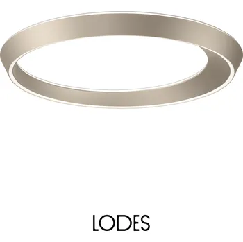 Lodes Designové LED stropní svítidlo Tidal Ø 75 cm, 1x46W Barva: Matná champagne, Teplota světla: 2700K - teplá bílá