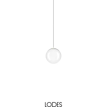 Lodes Designové závěsné LED svítidlo RANDOM SOLO, 1W, ø 10 cm, CRI90 Barva: Transparentní, Teplota světla: 3000K - teplá bílá