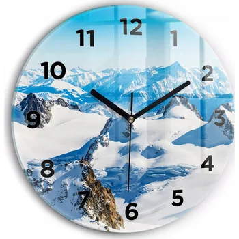 Hodiny Nástěnné hodiny Wallfluente bílé 30 cm