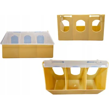 Krmítko pro ptáka KRMÍTKO PRO HOLUBY A PTÁKY, NAPÁJEČKA TROJITÁ ZAVĚŠOVACÍ UZAVÍRATELNÁ