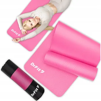 podložka na cvičení Podložka na cvičení DrFit 183 cm x 60 cm růžová
