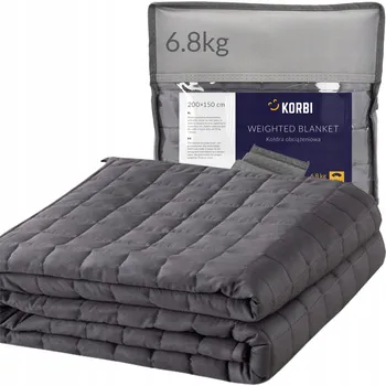 deka Zátěžová deka Korbi 150 cm x 200 cm šedá