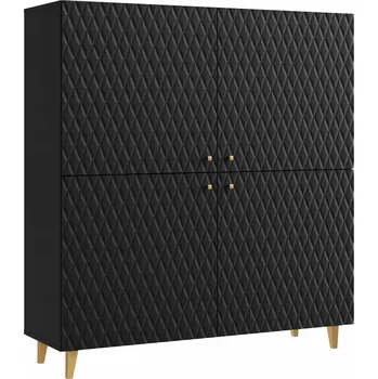 Komoda Komoda Bratex 120 x 39 x 128 cm, černá matná