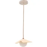 Dřevěné závěsné světlo Kave Home Wilara 18 cm