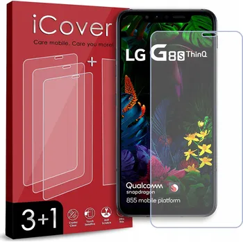 Pouzdro na mobilní telefon 3+1 HYBRIDNÍ SKLO RYCHLÁ FOLIE NA TELEFON DISPLEJ PRO LG G8S THINQ