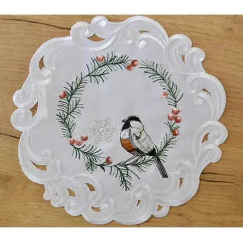 Prostěradlo Ubrousek kulatý polyester 30 cm x 30 cm