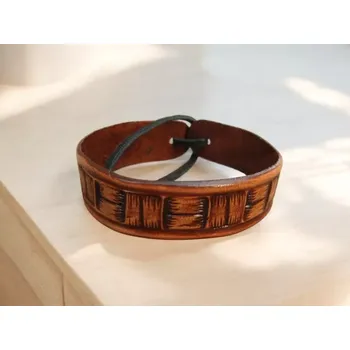 Náramek Kožený náramek na řemínek Santiago