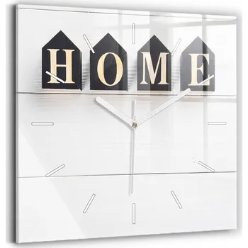 Hodiny Nástěnné hodiny Wallfluent bílé 30 cm