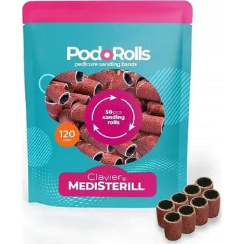 Clavier brusné návleky #120 - 50 ks pro manikúru a pedikúru