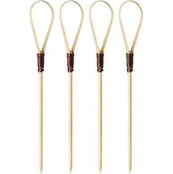 Jednorázové nádobí Papstar tyčinky 10 cm 100 ks bambusové