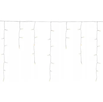 Vánoční dekorace Řetěz MagicHome Vánoce Icicle, 200 LED teplá bílá, rampouchová, jednoduché