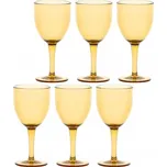 Skleničky na červené víno Rose&Tulipani Fiaba žluté 400ml 6 ks