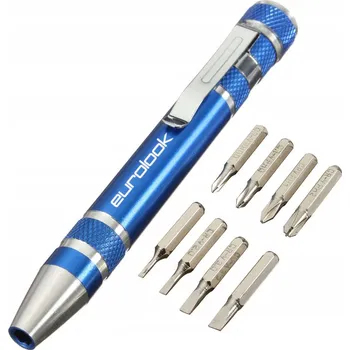 Šroubovák Kapesní multifunkční přesný šroubovák 8 bitů Propiska