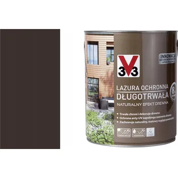 barva a nátěr na dřevo Lazura s&nbsp;lakem V33 0,75 l béžová