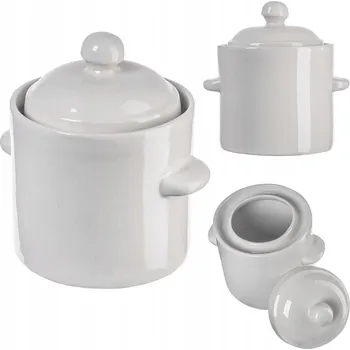 Hrnec HRNEC HRNEC K NAKLÁDÁNÍ S LÍMCEM 1,8 L ZENÍ KAMENINOVÝ HRNEC NA OKURKY