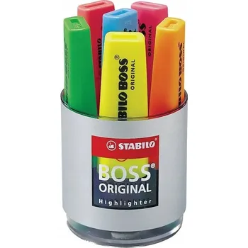 Zvýrazňovač Zvýrazňovače Stabilo Boss v balení 6 Ks