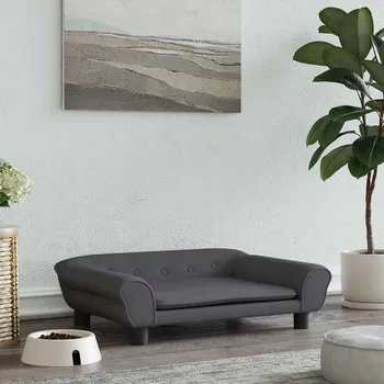 Pelíšek pro psa Pelíšek pro psa, tmavě šedý, 70x48x22 cm, sametový