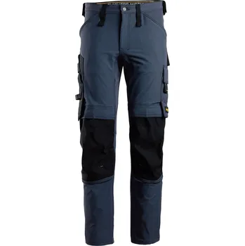 montérky Pracovní kalhoty AllroundWork Full Stretch tmavě modré Snickers Workwear Velikost: 88