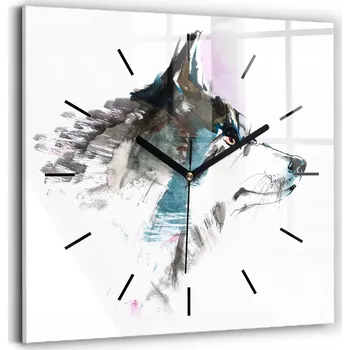 Hodiny Nástěnné hodiny Wallfluent modré 30 cm