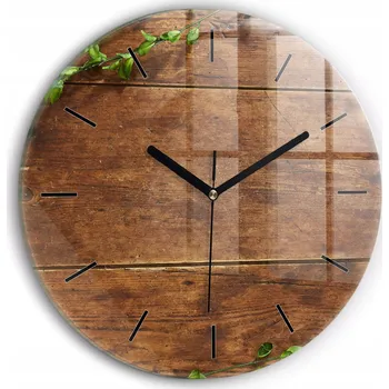 Hodiny Nástěnné hodiny Wallfluente hnědé 30 cm