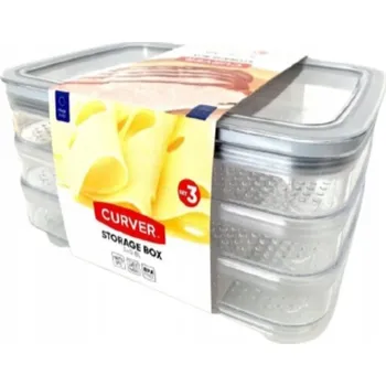 Dóza na potraviny Nádoba na uzeniny 3-patrová 3x800ml CURVER