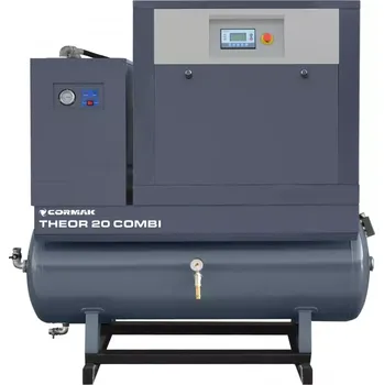 Kompresor Sada THEOR 20 COMBI-500 - 15kW - 2000 l/min. - Šroubový kompresor THEOR 20 + odvlhčovač N20S + láhev 500 l.